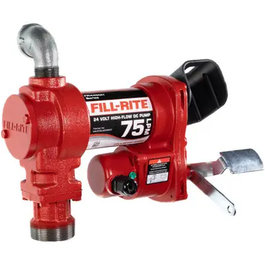 FILL-RITE FR4406H - 24V 75 LPM Fuel Transfer Pump w/ Nozzle