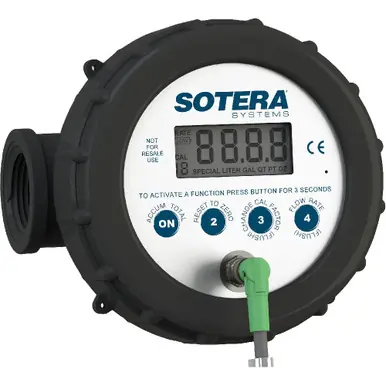 FILL-RITE 825D075BSPPS - 2-20 GPM 4-Digit Digital Chemical Transfer Meter