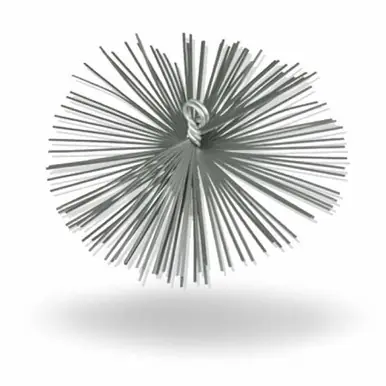 JAZ 66052 - 6" Crimped Wire Cup Brush, .020" Steel, 5/8"-11 Thread