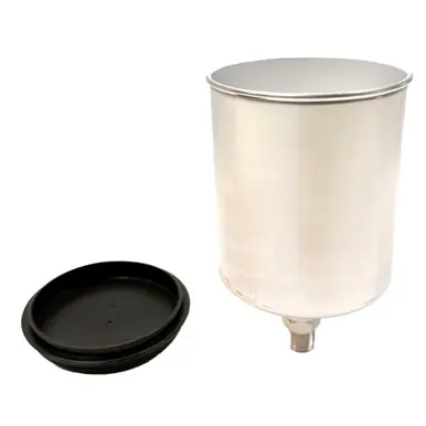 GRACO 289860 - 600cc Aluminum Cup w/ Plastic Lid, 100 PSI