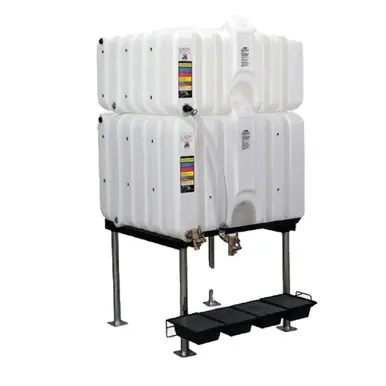 Rhino Tuff Tanks RTT-6320-NV 80/120 Gallon Gravity Feed Tank Package