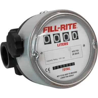 FILL-RITE TN760AN1CAB1LAF - 2.3-57 LPM 4-Digit Mechanical Fuel Transfer Meter