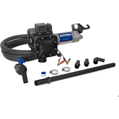 FILL-RITE SS420B - 12V Chemical Transfer Pump, Bung Mount w/ Suction Pipe