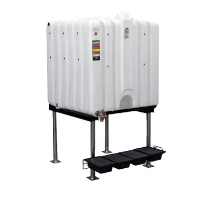 Rhino Tuff Tanks RTT-6800-NV 180 Gallon Gravity Feed Tank Package