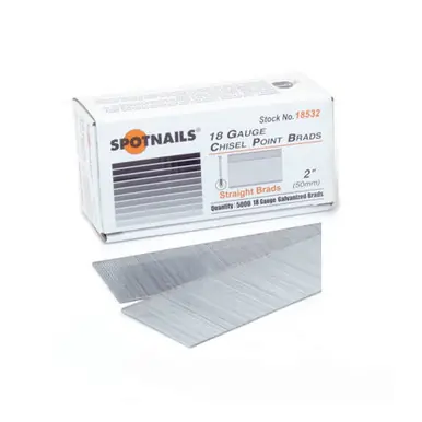 Spotnails 18532 - 2" Galvanized 18ga. Finish Nails, 5000ct