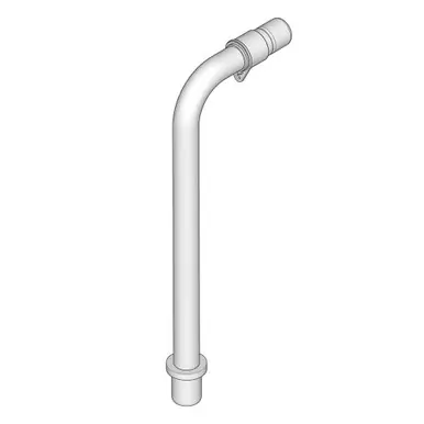 GRACO 18D100 - PowerFill 3.5 Hi-Rise Fill Tube, 23"