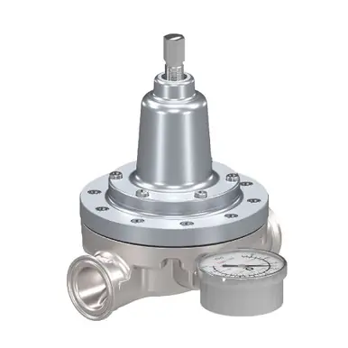 GRACO 25R647 - Low Shear Fluid Back Pressure Regulator, 300 Max psi, 25 gpm Max flow rate, SST,