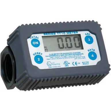 FILL-RITE TT10PN - 2-35 GPM 4-Digit Digital Chemical Transfer Meter