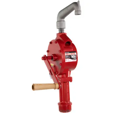 FILL-RITE FR113 - Rotary Hand-Operated Fuel Transfer Pump w/ Pail Spout