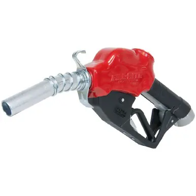 FILL-RITE N100DAU13 - 1" Ultra High-Flow Automatic Diesel Spout Nozzle (Red)
