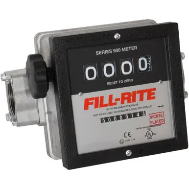 FILL-RITE 901CNL1.5X418 - 23-151 LPM 4-Digit Mechanical Fuel Transfer Meter