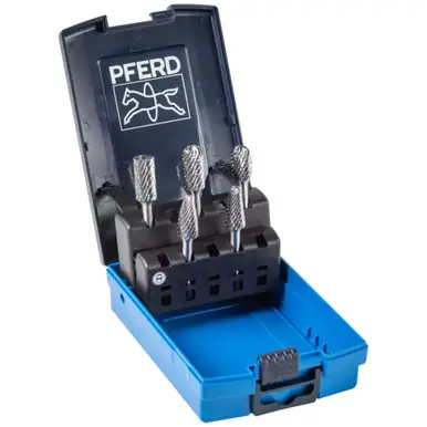 PFERD 28037 TC Bur Set 5 Piece OMNI Cut 1/4" Shank