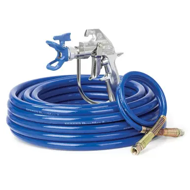 GRACO 287042 - Silver Plus Airless Spray Gun, RAC X LTX 517, BlueMax II Airless Hose 3/8 in x 3/8" x