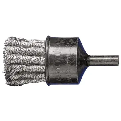 PFERD 145876 1" PSF Knot End Brush .014 SS Wire, 1/4" Shank - BULK PACK (10pk)