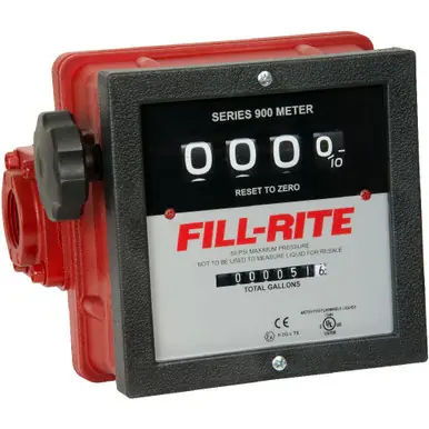 FILL-RITE 901CIMP1.5 - 6-40 Imp. GPM 4-Digit Mechanical Fuel Transfer Meter