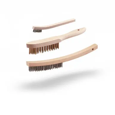 JAZ 84211 - Plastic Handle Small Inspection Brush, .012" Black Nylon, 3 x 7 Rows (36pk)