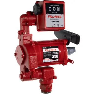 FILL-RITE FR701VLN - 115V 20 GPM Fuel Transfer Pump w/ Meter