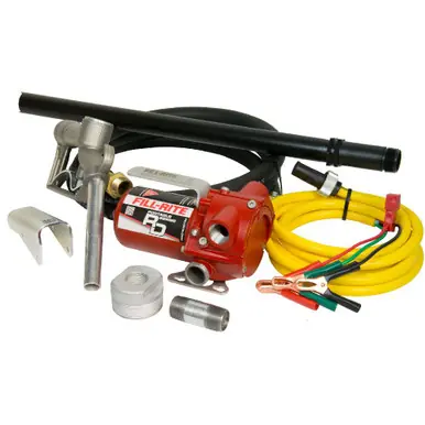 FILL-RITE RD812NP - 12V 8 GPM Fuel Transfer Pump w/ Nozzle