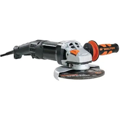 WALTER 30A563 - 6" Ironman Paddle Switch Angle Grinder, 14.5A, 9600 RPM