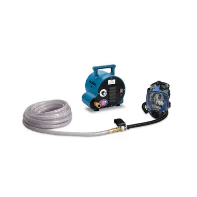 ALLEGRO 9200-01A - 1-Worker Full Mask Breathing Air Blower Respirator System w/ 50‘ Hose