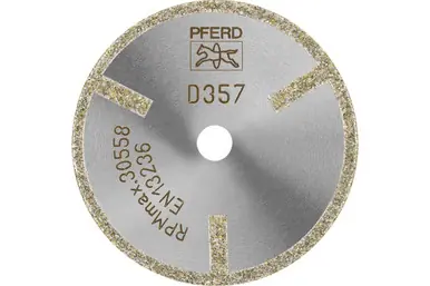 PFERD 54003 - Diamond Cut-Off Wheel, 2" x 1/16" x 3/8", Very Coarse Grit D357
