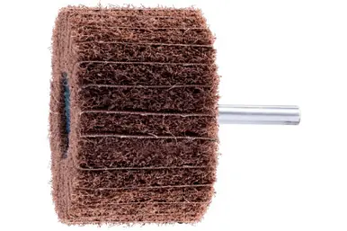 PFERD 46274 - POLINOX Mounted Flap Wheel, 3" x 2, 80 Grit, Interleaved, 1/4" Shank, Aluminum (10pk)
