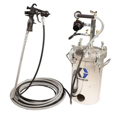 GRACO 2006497 - 2.5 Gallon nozzle, 25 ft (7.6 m) fluid & air hose