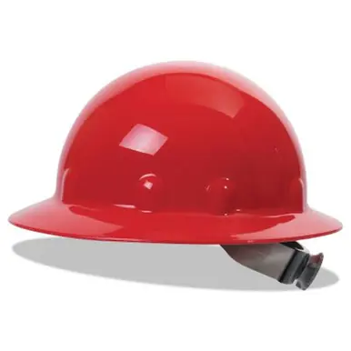 Honeywell E1RW15A000 - SuperEight Full Brim Hard Hat, 8-Pt Ratchet, Red