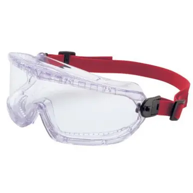 Honeywell 11250800 V-Maxx Goggles, Clear/Clear, Anti-Fog Coating, Wrap-Around (10pk)