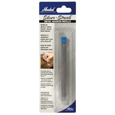 MARKAL 96007 SILVER STREAK ROUND REFILL 6/CD (6pk)
