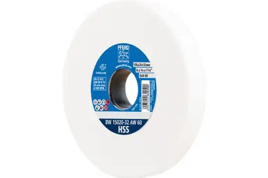 PFERD 61719 - Vitrified Bench Wheel, HSS, 6" x 3/4 x 1-1/4, 60 Grit, Aluminum Oxide