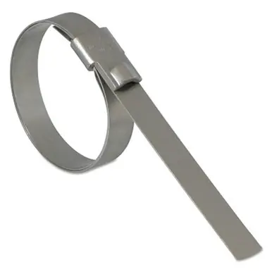 Band-It UL2129 Ultra-Lok Preformed Clamp, 3-1/2" Dia, 3/4" Wide, 201 SS (50pk)