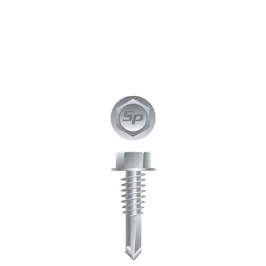 Strong-Point H4C - 12-24 x 7/8" Hex Head Self-Drilling Screw, Strong-Shield 4000ct