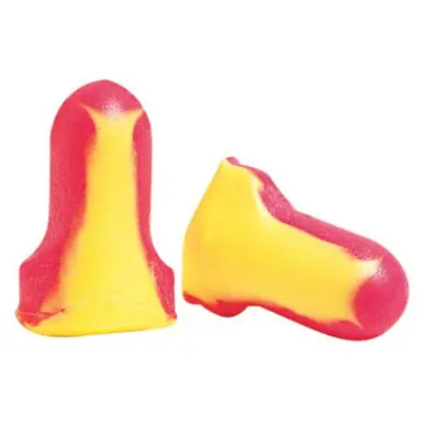 Honeywell LL-1 Laser Lite Disposable Earplugs, Foam, Magenta/Yellow, Uncorded, Poly Bag
