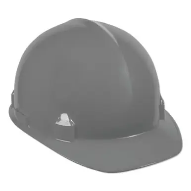Jackson Safety 14842 SC-6 Hard Hat, 4-point Ratchet, Front Brim Safety Cap, Grey