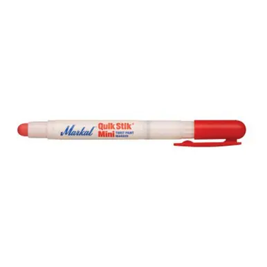 MARKAL 61128 Quik Stik Mini, Red, Bullet (12pk)