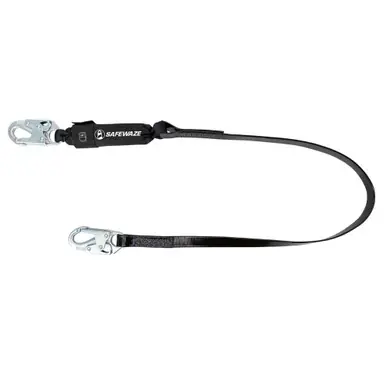 Safewaze 024-2136 - PRO-Shield 6′ Energy Absorbing Lanyard Snap Hook