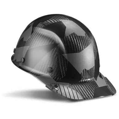 LIFT HDCC-20CK - DAX Carbon Fiber Cap-Style Brim Hard Hat (Black Camo)