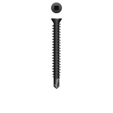 Strong-Point T0Q - 7-19 x 1" Trim Head Self-Drilling Screw, Phosphate 10000ct