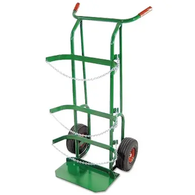 Anthony Dual-Cylinder Delivery Cart with Pneumatic Wheels (48" x W14")