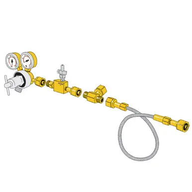 ALLEGRO 9892-02 - Low-Pressure Two-Cylinder Cascade Kit w/ Alarm