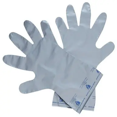 Honeywell SSG/8 SilverShield Chemical Resistant Gloves, Size 8, Silver