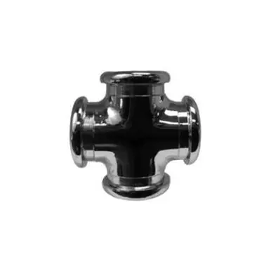 Midland Industries 45394 - Cross, 3/4" FPT x 3/4" FPT x 3/4" FPT x 3/4" FPT, Bronze, Chrome-Plated