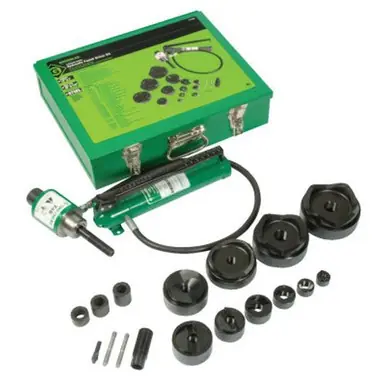 Greenlee 7310SB Slug-Buster Hydraulic Driver Kits, 11 tons, 2-1/2 - 4" 10ga. Mild Steel