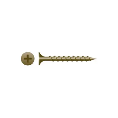 Strong-Point 822CW - 8 x 2-1/2" Bugle Head Outdoor Screw, WAR 2500ct