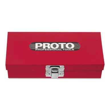 PROTO J5497 Set Box, W x 8" D x H, Steel, Red