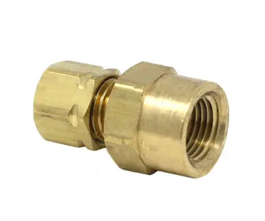 GRACO 556642 - General Tube Fitting - Female Connector - 3/16" Tube, 1/8" NPT, Brass
