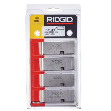 RIDGID 37890 1-1/2" 12R NPT High Speed Threading Dies