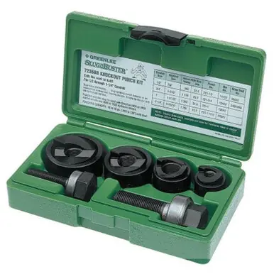 Greenlee 7235BB Slug-Buster Knockout Kit, 1/2" -1 1/4"
