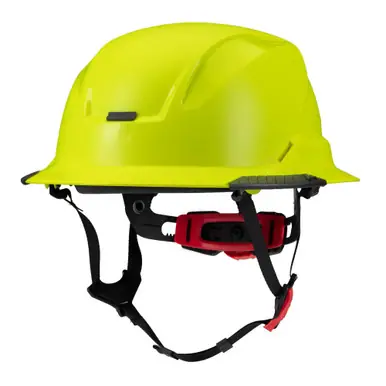 LIFT HRXF-25HVE2 - RADIX Non-Vented Type 2 Safety Helmet Full Brim Hard Hat (Hi-Viz Yellow)